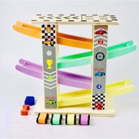 Cầu Trượt Ô tô có gara - Đồ chơi thông minh cho bé