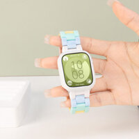 Cầu Vồng Kẹo Nhựa Dây Đeo Cho Huawei Watch Fit 3 Dây Đeo Đồng Hồ Thông Minh Thay Thế Dây Đeo Tay Huawei Fit3 Vòng Tay Vòng Đeo Tay Phụ Kiện