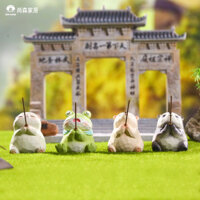 Cầu xin may mắn Đồ trang trí bàn làm việc Nhựa thủ công Trang trí thông thường Động vật hoạt hình dễ thương