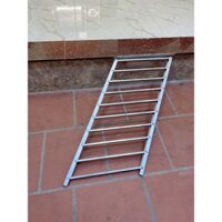 Cầu/Thang dắt xe máy thông minh gấp gọn và xoay được nhiều hướng, chất liệu sắt mạ kẽm siêu dày