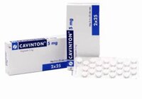 Cavinton Vinpocetin 5mg Điều trị rối loạn tuần hoàn não tăng cường trí nhớ