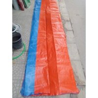 Cây bạt 2 lớp xanh cam Đắc Lợi che mưa công trình.