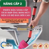 Cây bơm bồn cầu thần công thông tắc bồn cầu, Thông tắc bằng khí nén siêu mạnh