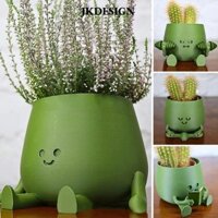 Cây cảnh trong chậu JKDESIGN, Chậu hoa nhựa đường kính lớn, Đồ dùng làm vườn dày bền Chậu trồng nước để trang trí nhà cửa