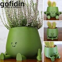 Cây cảnh trồng trong chậu GOFIDIN, Chậu hoa nhựa đường kính lớn, Dụng cụ làm vườn dày thực tế Chậu trồng nước để trang trí nhà cửa