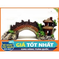 Cây cầu cảnh tráng trí bể cá  - 5834