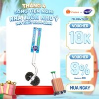 Cây chà bồn cầu, cọ chà toilet MyJae -2 đầu tròn 45CM, tiện lợi, nhỏ gọn