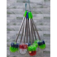 Cây chà cọ toilet, bồn cầu đầu tròn cán inox B909