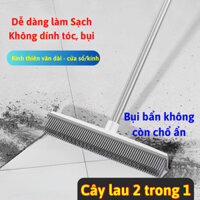 Cây Chà Kính Chà Sàn Nhà Tắm Imperial Nook Cán Dài Có Móc Treo Tiện Lợi, Lông Chải Silicon Loại Bỏ Vết Bẩn Dễ Dàng