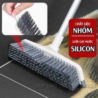 Cây chà sàn nhà tắm đa năng, chổi cọ sàn và gạt nước 2 trong 1 – Lusen S1