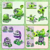 Cây cho bé trai mới vs. Zombies 2 Keo Cứng Transformers Robot King Kong Kết Hợp Bộ Đồ Chơi Bé Gái 3 Chiếc