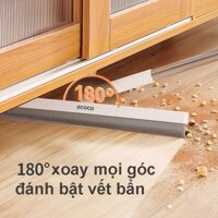 Cây chổi Gạt Nước Sàn Nhà ECOCO E23139, Gạt Kính Đa Năng Lưỡi Chổi Bằng Silicone Mềm Dẻo