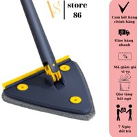 Cây chổi lau sàn nhà ,trần nhà,lau kính hình tam giác đa năng tự vắt xoay 360 độ thông minh VS STORE