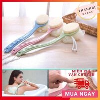 Cây cọ lưng kèm bông tắm 2 in 1 tiện lợi TN283- ThanhBL Store