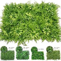 Cây cỏ xanh nhân tạo Cây cỏ vuông bằng nhựa Trang trí tường nhà