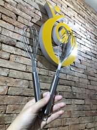 Cây đánh trứng cần inox (lớn)