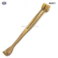 Cây đập và gãi lưng đầu tròn bằng gỗ Bách Xanh MH871 Chăm sóc sức khỏe