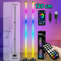 Cây đèn LED RGB 120cm nháy theo nhạc mới nhất 2025 Trang Trí Máy tính & tivi Và decor phòng cực kì đẹp, có APP.