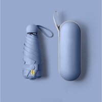 Cây dù chống tia uv bút chì có hộp đựng tiện dụng nhỏ gọn
