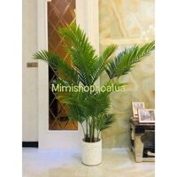 Cây dừa cảnh giả cao 1,2 -1,7met, trang trí nhà cửa nội thất,trang trí tiểu cảnh.