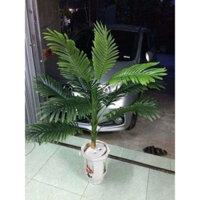 Cây dừa cao 1m trang trí - Cây giả