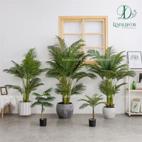 Cây dừa giả, cây dừa cảnh giả trang trí, decor nhà cửa, văn phòng