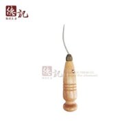Cây dùi móc cong cán gỗ 140mm