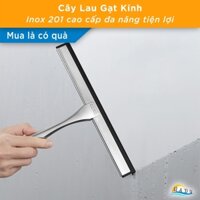 Cây Gạt Kính Cầm Tay CCKO, Thân Inox, Lưỡi Cao Su Mềm, Gạt Nước Sạch Không Vệt