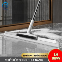 Cây gạt nước chà sàn nhà tắm 2 trong 1, chổi cọ sàn và gạt nước toilet LH-8899