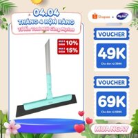 Cây Gạt Nước EVA Đa Năng MyJae Xoay 180 Độ, Chổi Quét Nhà Có Thể Thu Gọn