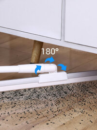 Cây gạt nước sàn nhà cao cấp, chổi quét nước và vệ sinh kính đa năng lưỡi silicone mềm dẻo Xoay 180 Độ-MERCA