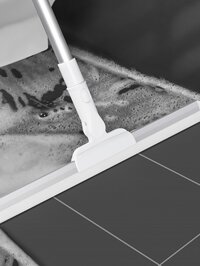 Cây gạt nước sàn nhà cao cấp, chổi quét nước và vệ sinh kính đa năng lưỡi silicone mềm dẻo Xoay 180 Độ-LPERM