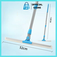 Cây Gạt Nước Sàn Nhà Đa Năng TomHouse Chổi Gạt Nước Silicon Nhà Tắm, Cán INOX Dài 130cm Tăng Giảm