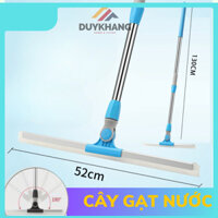 Cây Gạt Nước Sàn Nhà Đa Năng TomHouse Chổi Gạt Nước Silicon Nhà Tắm, Cán INOX Dài 130cm Tăng Giảm