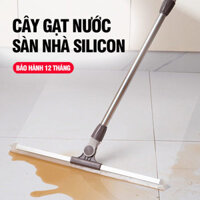 Cây gạt nước sàn nhà Kitimop-G35 chổi gạt nước silicon nhà tắm, cán thép không gỉ tăng giảm chiều dài - BÀN GẠT 50CM