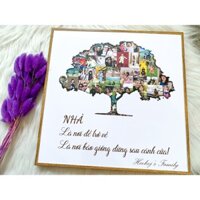 Cây gia đình - Khung ảnh thiết kế