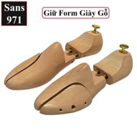 Cây giữ form giày gỗ shoes tree Sans971 có size cốt giầy shoe dụng cụ bảo vệ cao cấp