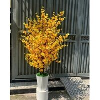 Cây hoa mai giả 1,5m trang trí Tết giá rẻ