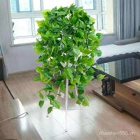 Cây hoa nhân tạo mới treo cây mô phỏng cây cảnh trong chậu trang trí cây xanh nhựa cho phòng khách điều hòa trong nhà giỏ treo hoa lan