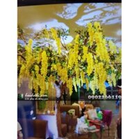 Cây hoa tử đằng giả trang trí quán cafe, quán nước, quán trà sữa - Giá rẻ uy tín, chất lượng