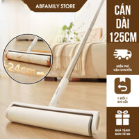 Cây Lăn Bụi Cầm Tay ECOCO Cán Dài Tiện Lợi,Bàn Chải Lăn Dính Bụi Lông Thú Cưng Tóc Rụng Sàn Nhà