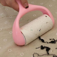 Cây Lăn Bụi Quần Áo, Lông Chó Mèo  Tặng Kèm 2 Cuộn Lăn Siêu Tiện Lợi