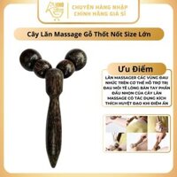 Cây Lăn Massage Bằng Gỗ Hỗ Trợ Đau Nhức Toàn Thân Thái Lan, Dụng cụ massage toàn thân bằng gỗ tự nhiên - Hinohouse
