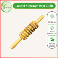 Cây lăn mát xa lưng, masage bụng giảm đau mỏi và phục hồi cơ đùi chân bằng gỗ BÁCH XANH