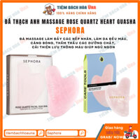 Cây lăn thạch anh massage, nâng cơ mặt GuaSha Sephora Rose Quartz Heart