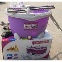 Cây lau nhà 360 độ Thái Lan Spin Mop SM05 Có chân đạp trợ lực