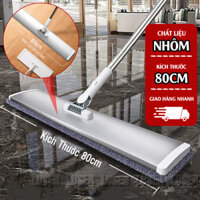Cây lau nhà công nghiệp chính hãng, chổi lau nhà đa năng cỡ lớn, bàn lau bằng nhôm rộng từ 60cm đến 80cm. Lusen MX02
