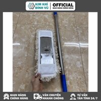 Cây lau nhà công nghiệp sàn bụi ,giẻ cotton bản lau 45cm bodoca cán rút