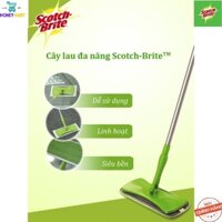 Cây lau nhà đa năng cao cấp 3 in 1 Scotch Brite 3M (Lớn)HONEYMART