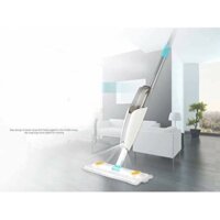 Cây Lau Nhà Dạng Đứng Lock&Lock ETM461 - Cây Lau Nhà Xịt Nước Chính hãng Phối màu xanh trắng